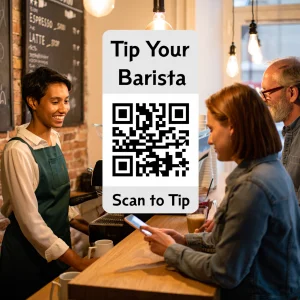 Подключение приёма чаевых для бариста через QR-код